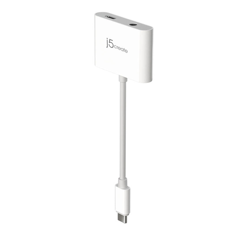 j5create_محول صوت USB-C® إلى 3.5 ملم مع خاصية توصيل الطاقة- JCA122