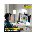 ZOOVIA RS-001 حامل فيديو محمول بإضاءة LED للهواتف الذكية