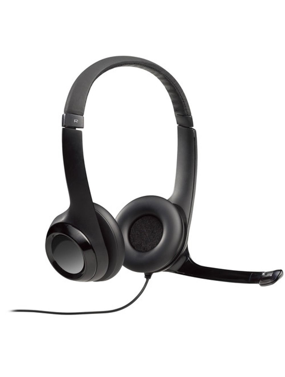 سماعة رأس سلكية Logitech H390 ستيريو بميكروفون أسود