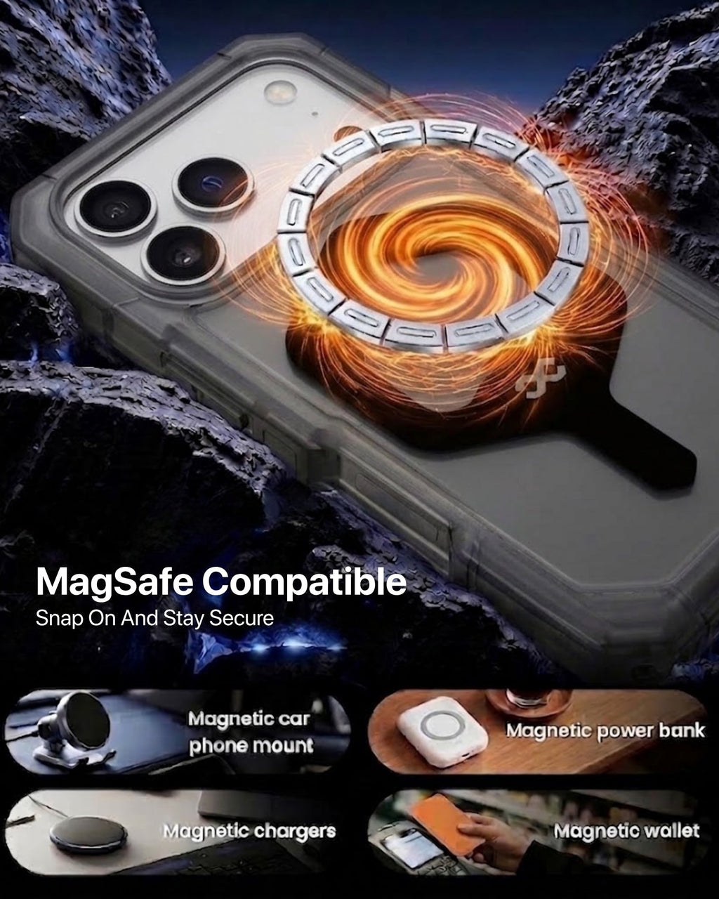 infyty ARMORIX Rugged Case with Heavy-Duty Protection for iPhone 18 Pro
