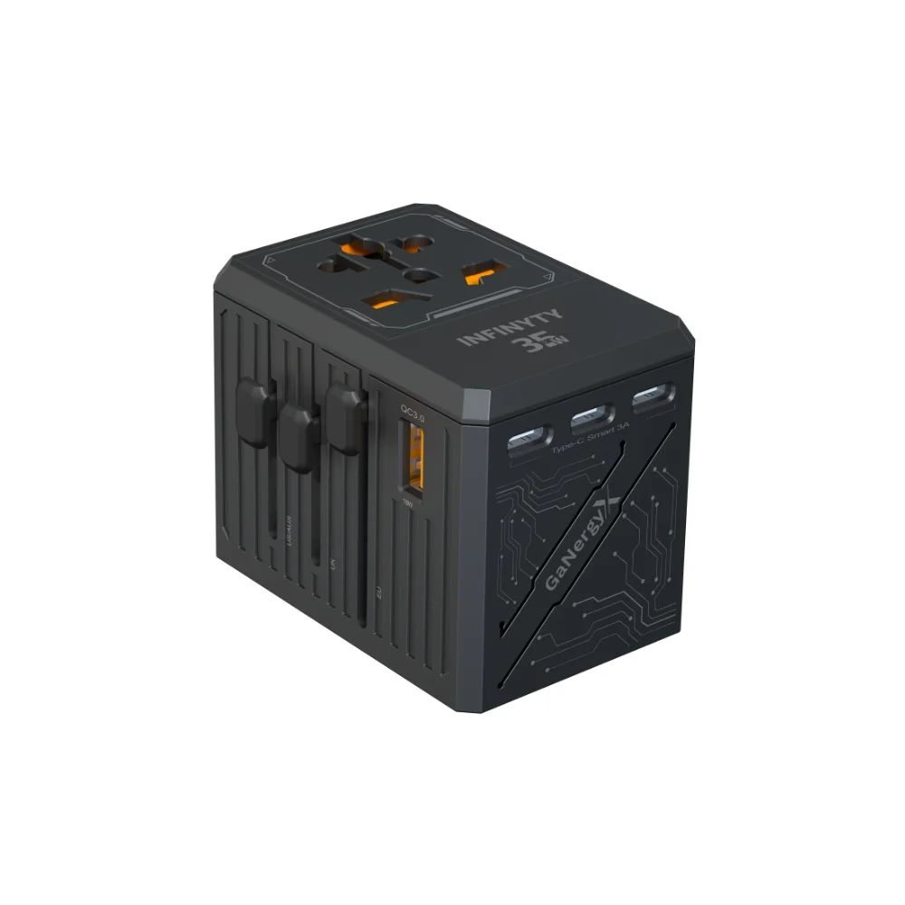 infyty ATLAS-35 Universal Travel Adapter Power Delivery 35W