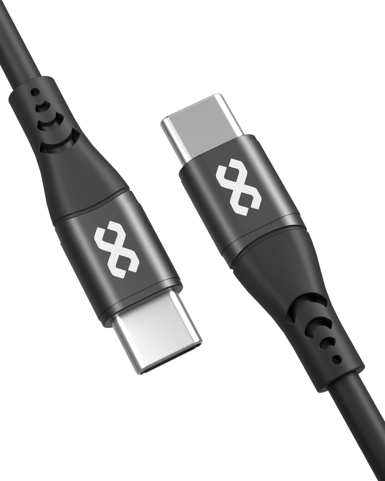 infyty DUO FLEX-I Silicone USB-C to USB-C Charging Cable 100W )