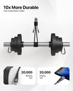infyty DUO FLEX-I Silicone USB-C to USB-C Charging Cable 100W )