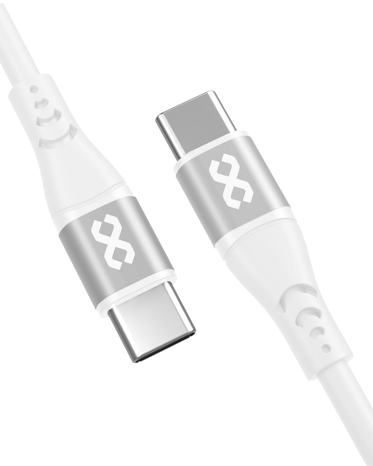 infyty DUO FLEX-I Silicone USB-C to USB-C Charging Cable 100W )