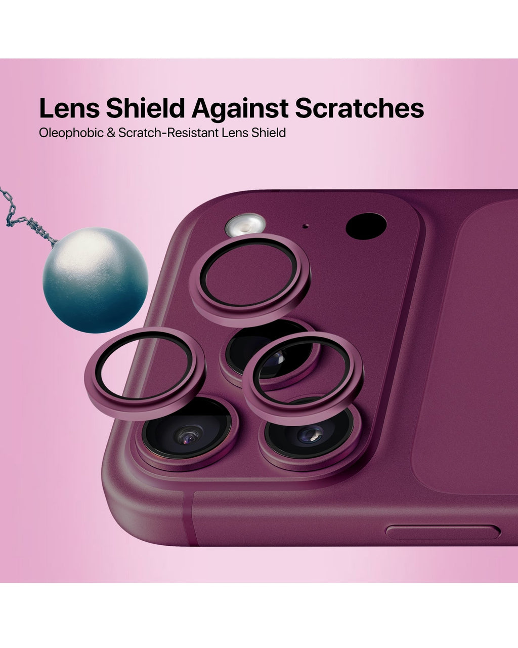 infyty GLINT Lens Protector for iPhone 18 Pro 18 Pro Max