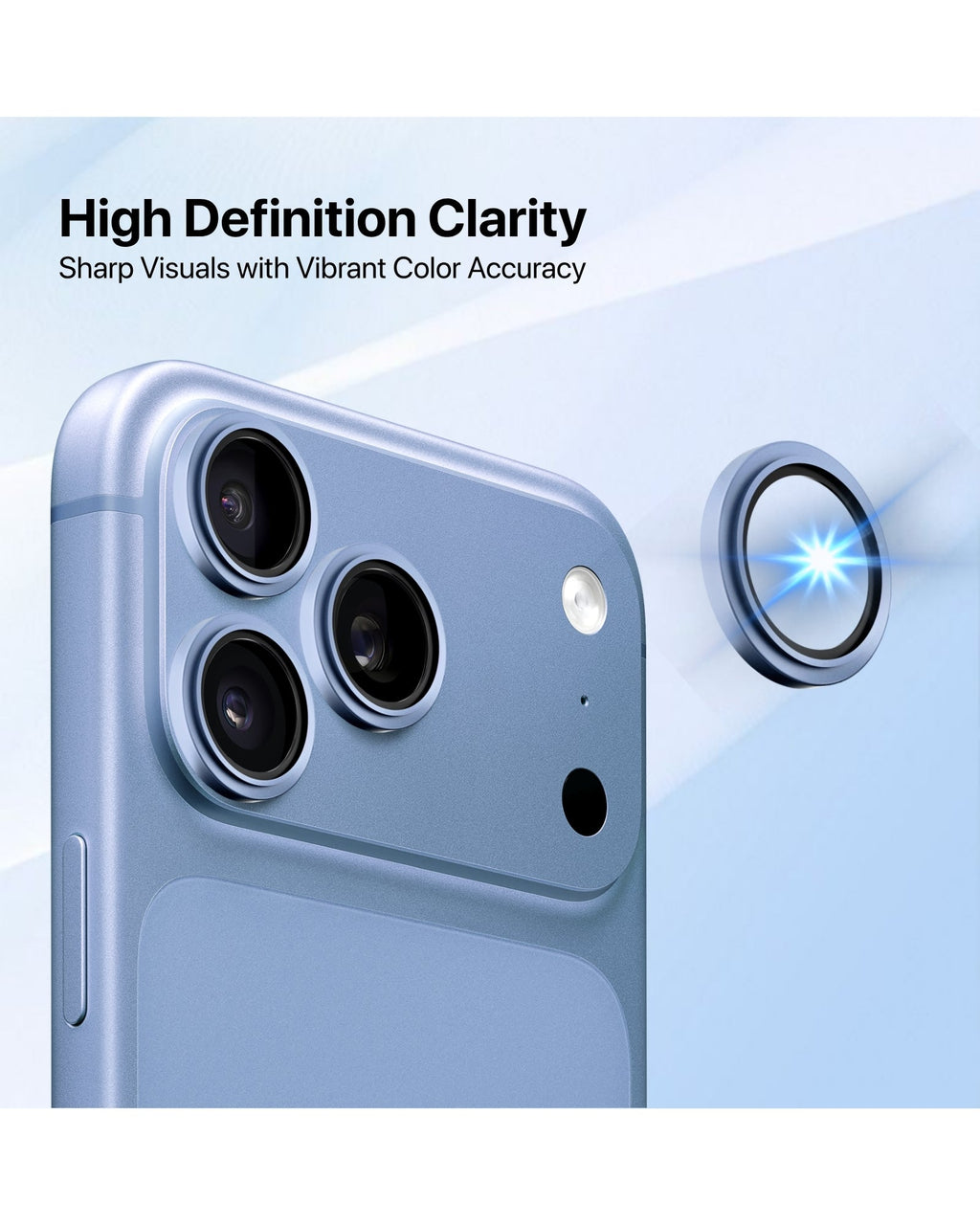 infyty GLINT Lens Protector for iPhone 18 Pro 18 Pro Max