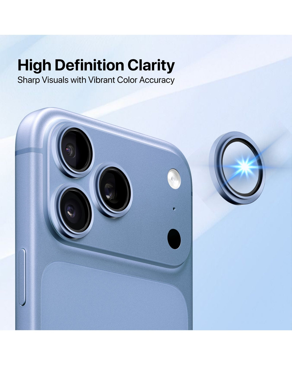 infyty GLINT Lens Protector for iPhone 18 Pro 18 Pro Max