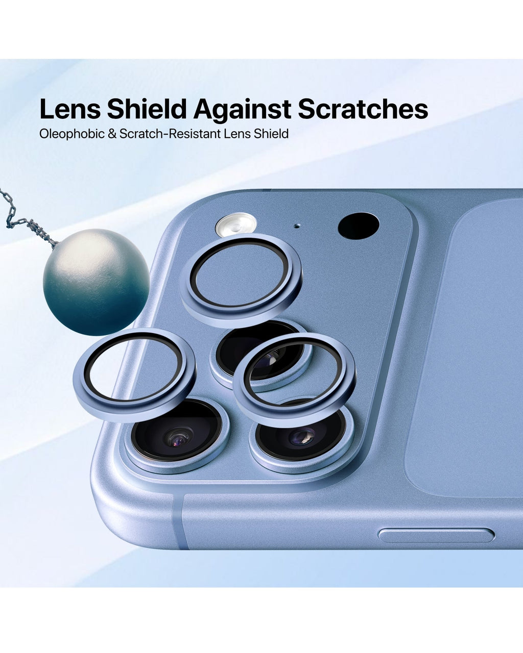 infyty GLINT Lens Protector for iPhone 18 Pro 18 Pro Max