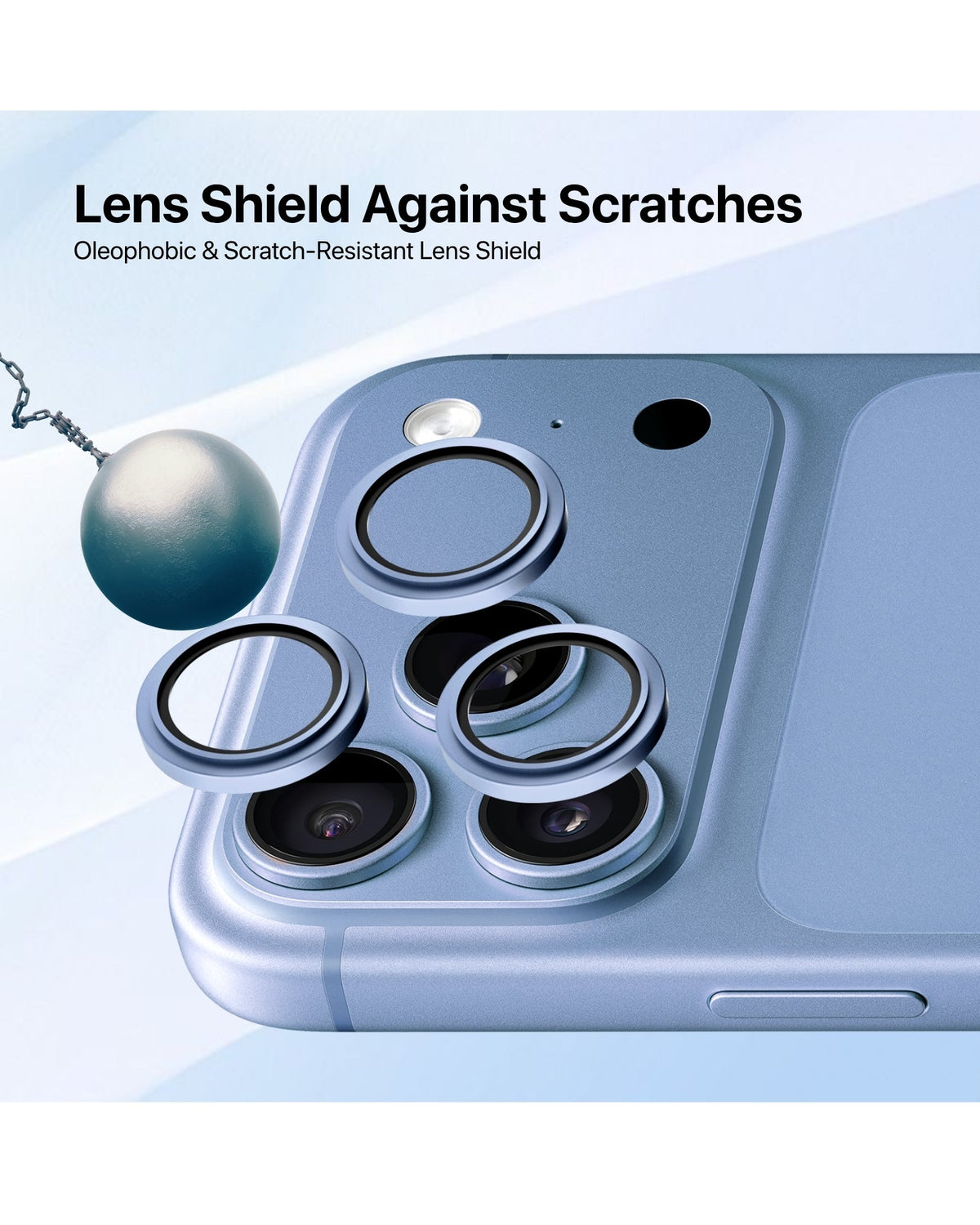 infyty GLINT Lens Protector for iPhone 18 Pro 18 Pro Max