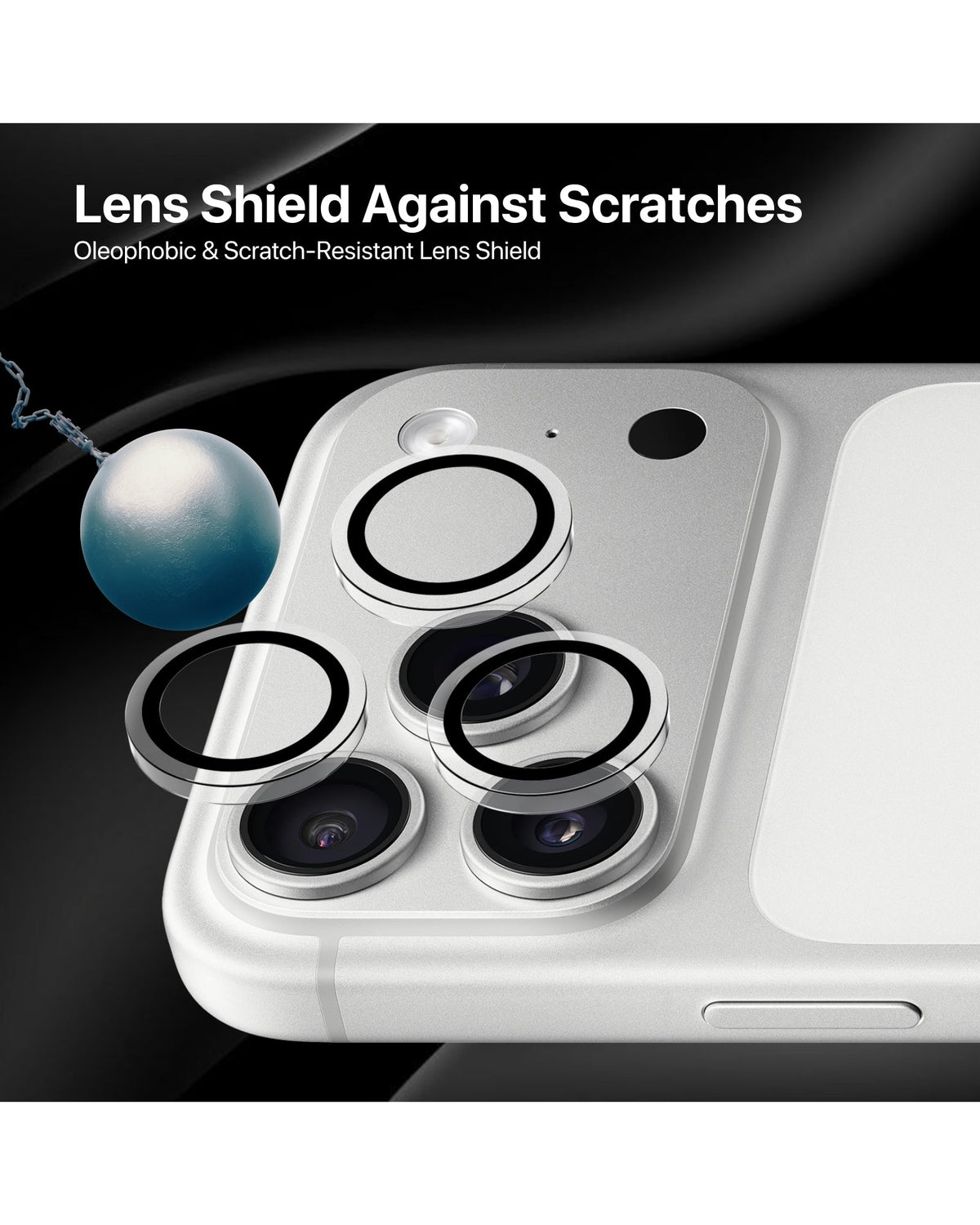 infyty GLINT Lens Protector for iPhone 18 Pro 18 Pro Max