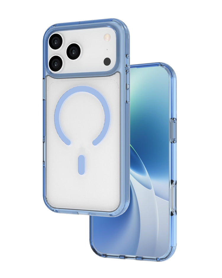 infyty GLOVIO Clear Case with Colored Edges for iPhone 18 Pro Max