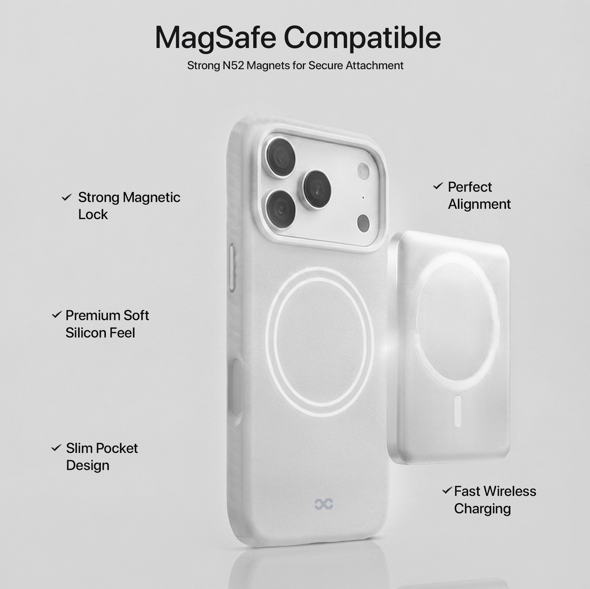infyty LAVIO Premium Soft Silicone Case for iPhone 18 Pro