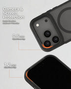 infyty MODO Frosted Soft Touch Case with Metallic Accents for iPhone 18 Pro Max