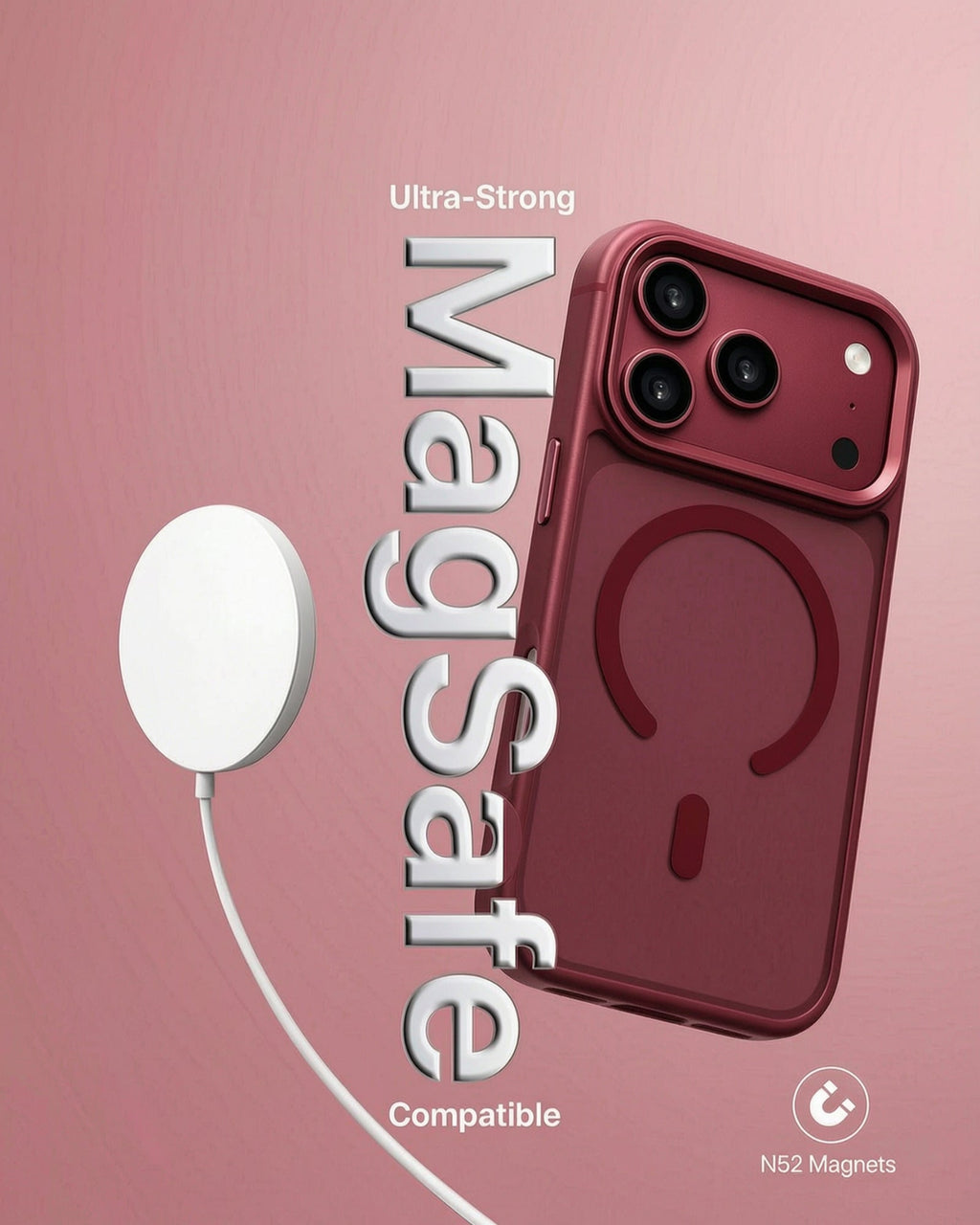 infyty MODO Frosted Soft Touch Case with Metallic Accents for iPhone 18 Pro Max