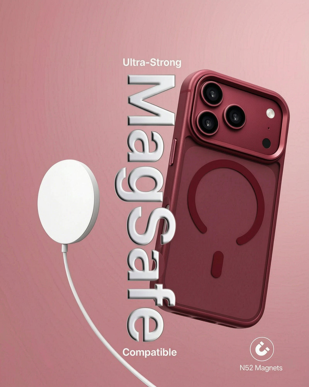 infyty MODO Frosted Soft Touch Case with Metallic Accents for iPhone 18 Pro Max