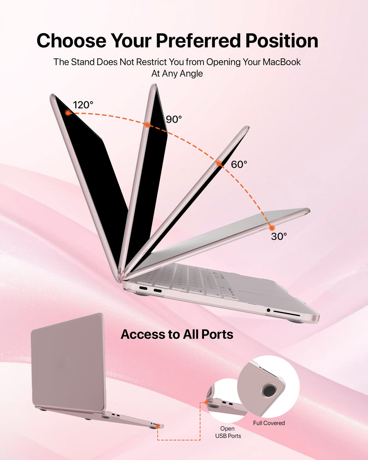 infyty NEONIX Rigid Frosted Shell Case for MacBook Neo Blush