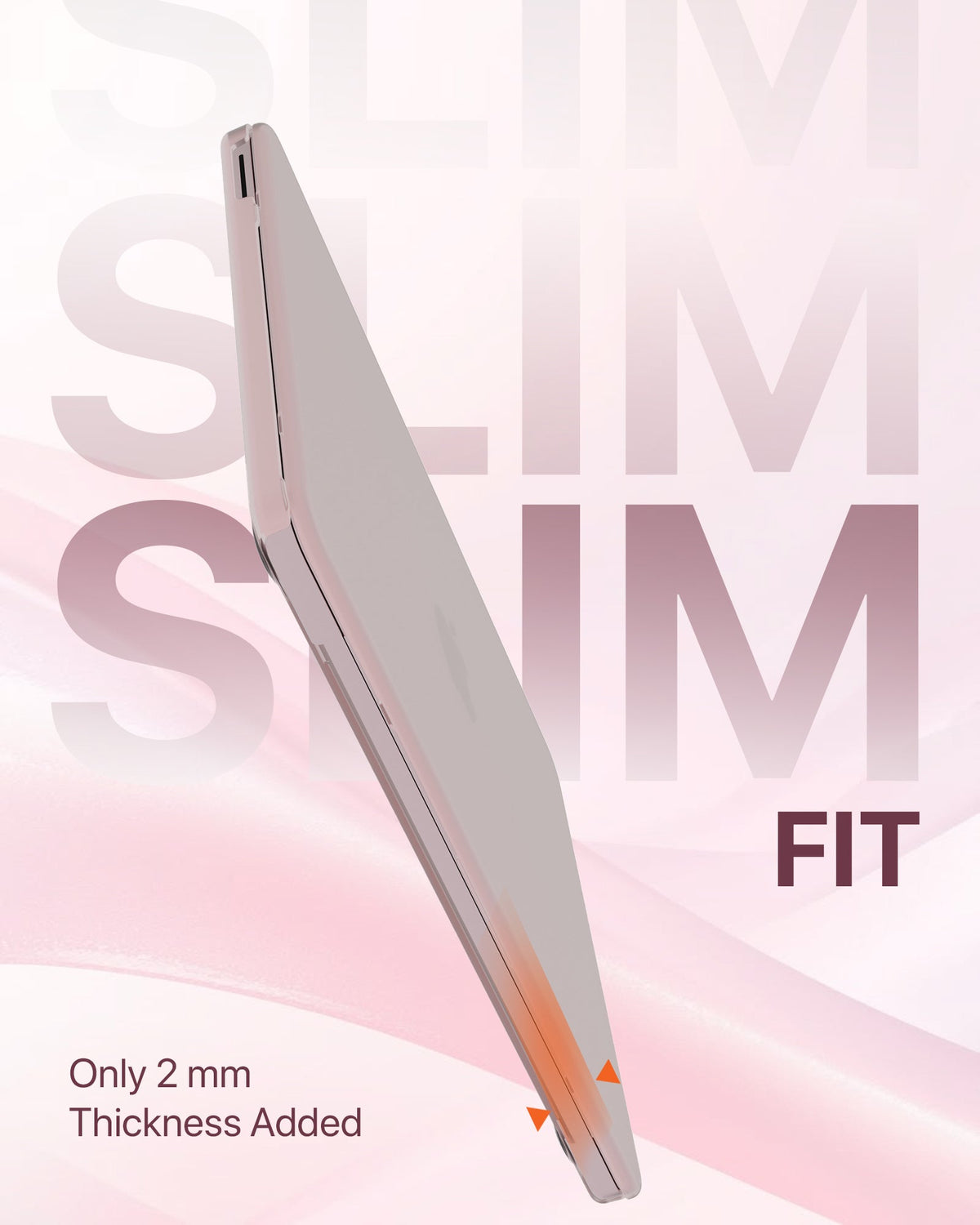 infyty NEONIX Rigid Frosted Shell Case for MacBook Neo Blush