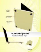 infyty NEONIX Rigid Frosted Shell Case for MacBook Neo Citrus