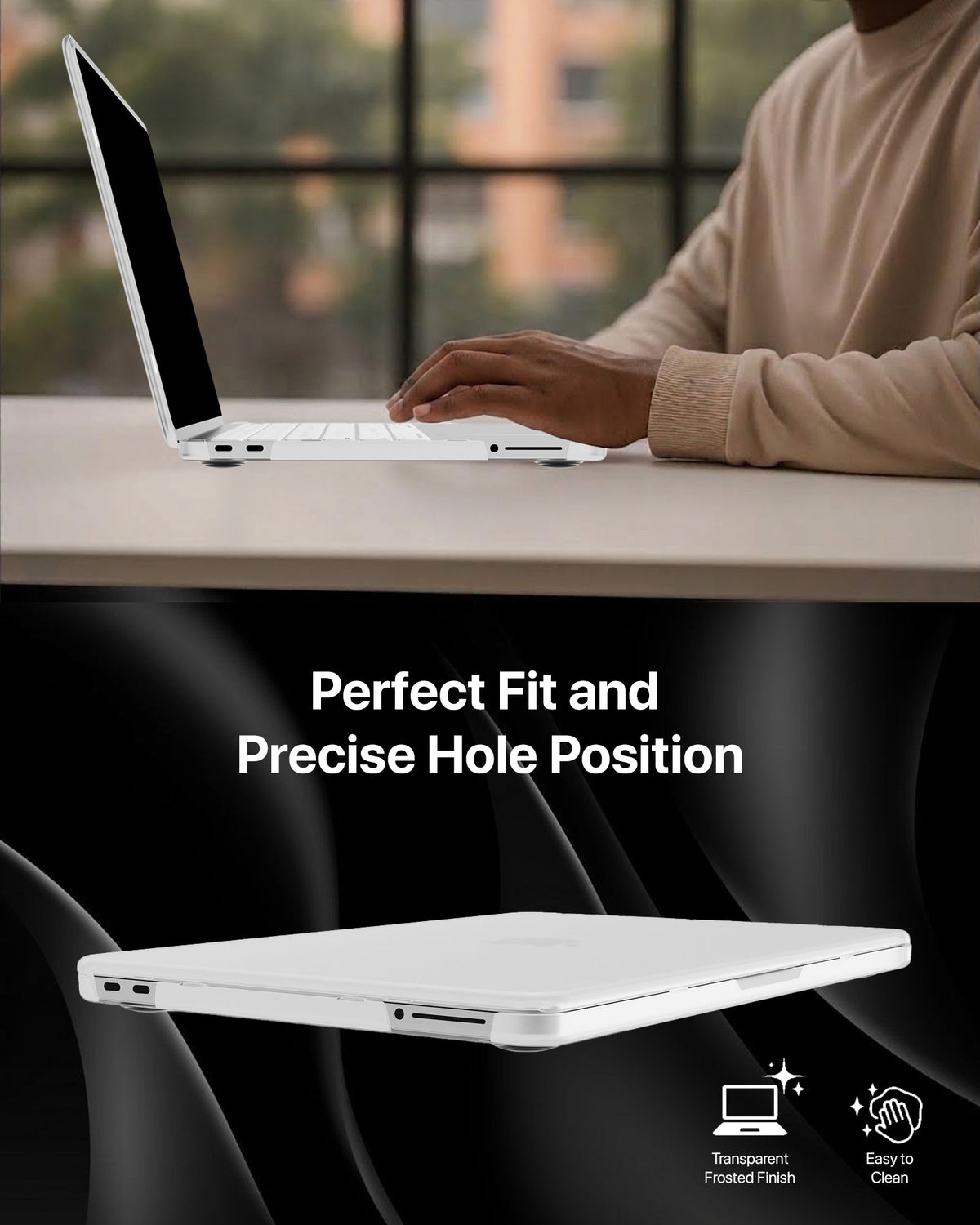 infyty NEONIX Rigid Frosted Shell Case for MacBook Neo