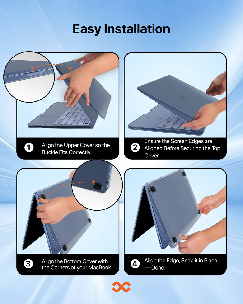 infyty NEONIX Rigid Frosted Shell Case for MacBook Neo Deep