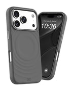 infyty QUIVERX Soft Silicone Ripple Case with Metallic Accents for iPhone 18 Pro Max