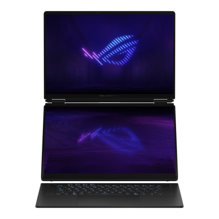 ASUS ROG Zephyrus Duo 16، Core Ultra 9 386H، رام 64GB، SSD ، RTX 5090، شاشة 16" 3K، Windows 11، GX651AX-SR264W، رمادي Stellar