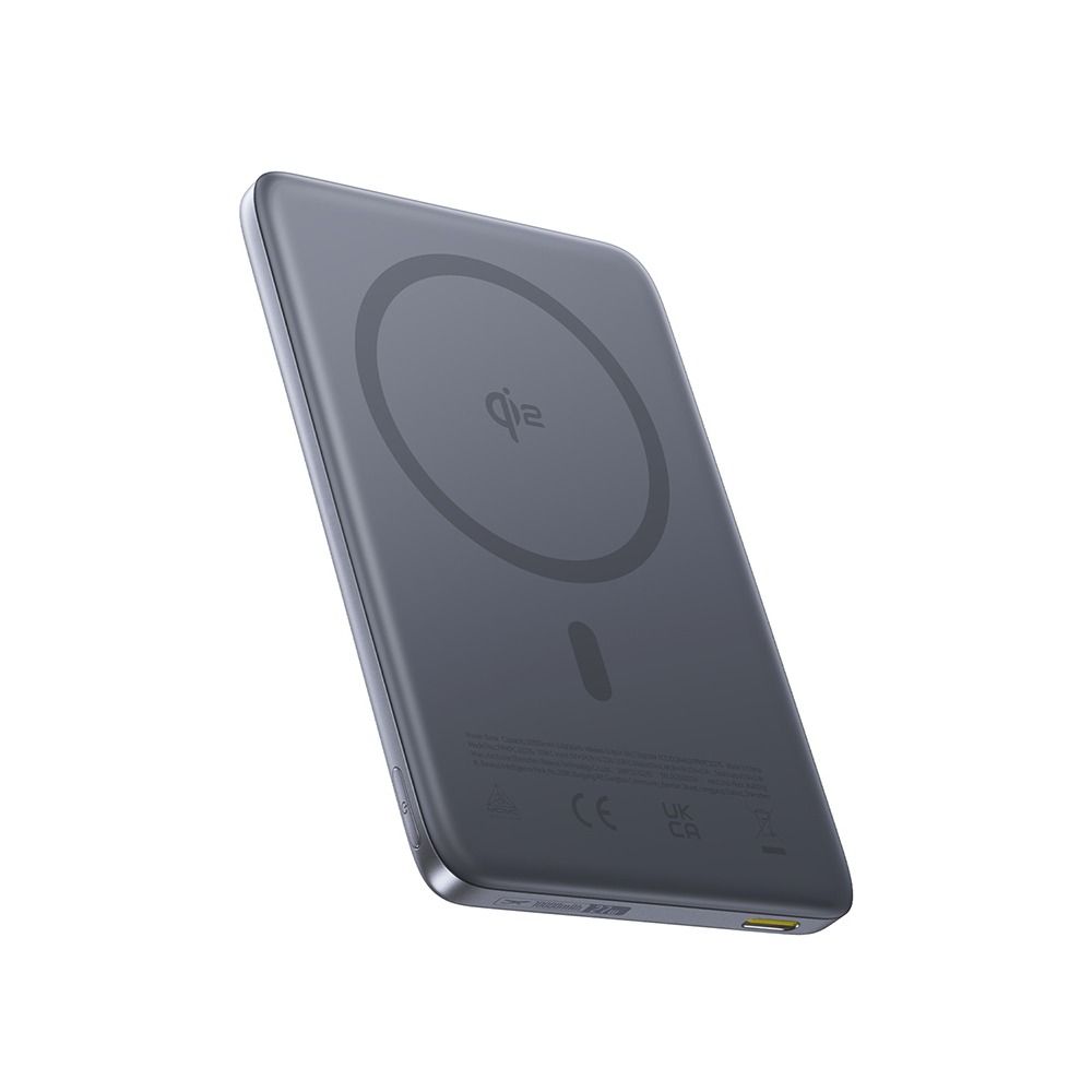 باور بانك Baseus بسعة 10000mAh، شحن سريع Ultra Slim Magnetic .27W، ، اللون الأسود