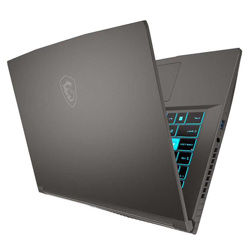 حاسوب MSI Thin 15 B12VE، Intel® Core™ i5-12450H، 8GB RAM، SSD، RTX 4050، 15.6" FHD رمادي