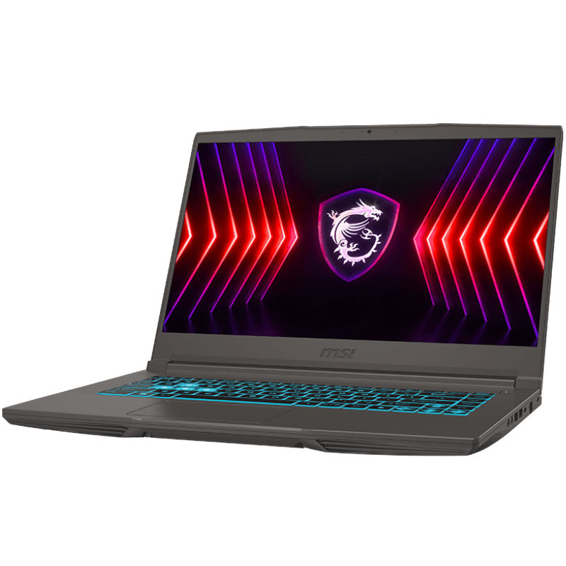 حاسوب MSI Thin 15 B12VE، Intel® Core™ i5-12450H، 8GB RAM، SSD، RTX 4050، 15.6" FHD رمادي