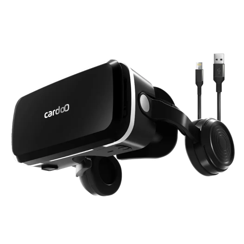 كاردوو VR Box Pro نظارات الواقع الافتراضي السلكية مع سماعة رأس مدمجة، CEGVRCO5