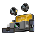 جنرال GM34 مجموعة ميكروفون لاسلكي لأجهزة iPhone وType-C
