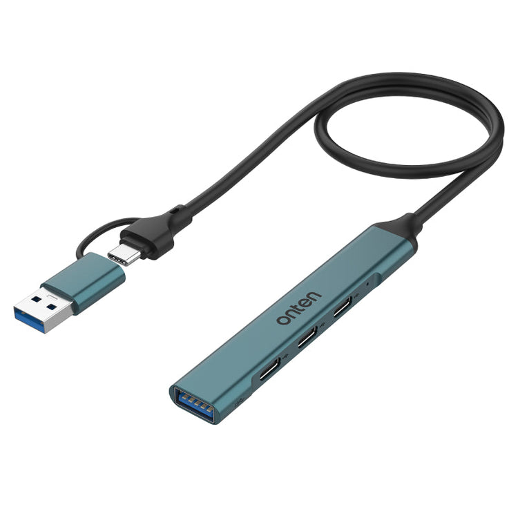 اونتن OTN-UCA9703 موزع ذكي 4 في 2 USB 3.0 X1 + USB-C X3 يدعم OTG