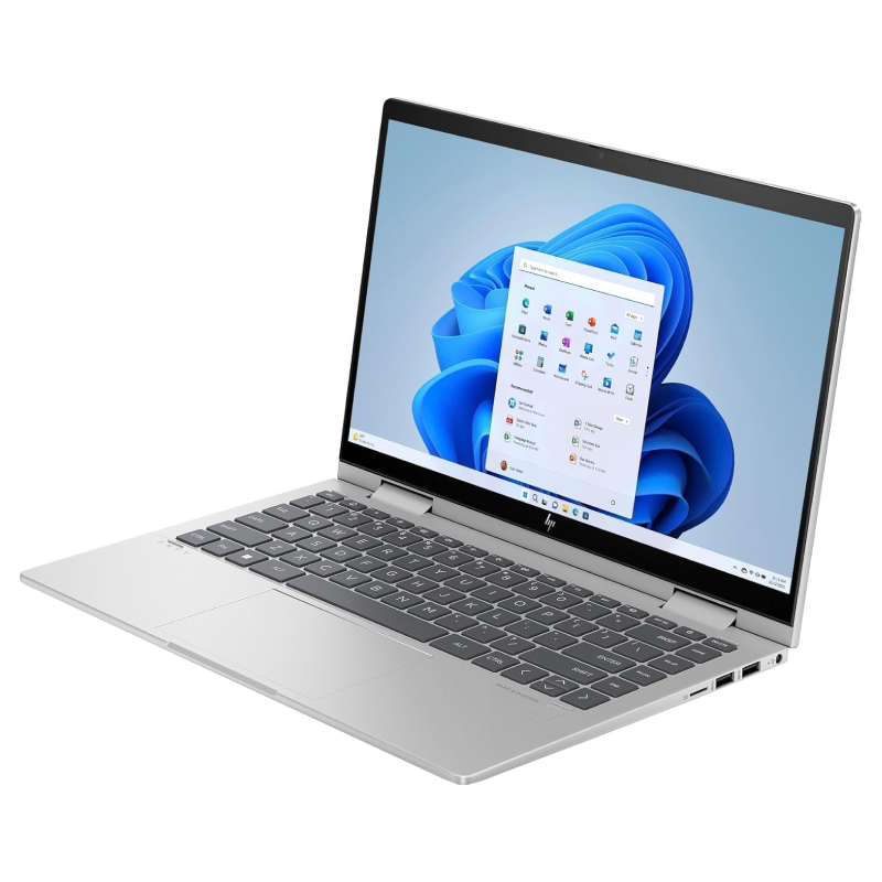 لابتوب HP بمعالج Intel Core i7-1355U، 16GB RAM، SSD، شاشة 15.6 بوصة FHD، ويندوز 11، موديل 15-fe0010ne فضي