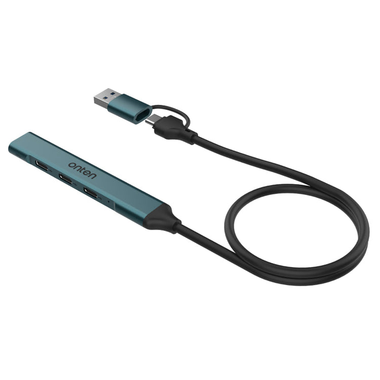 اونتن OTN-UCA9703 موزع ذكي 4 في 2 USB 3.0 X1 + USB-C X3 يدعم OTG