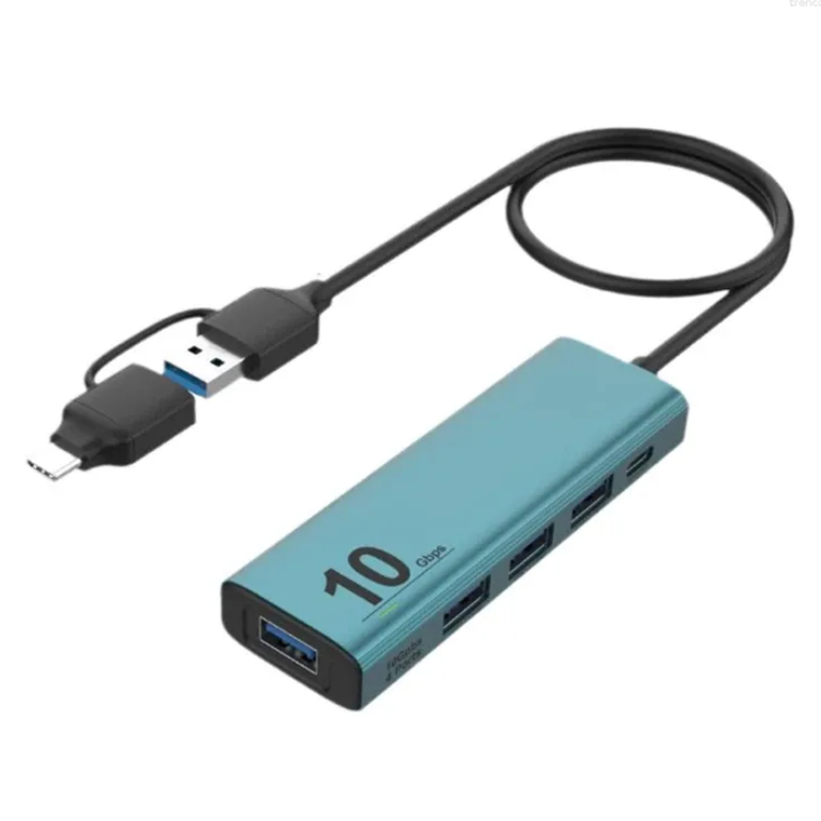 اونتن موزع OTN-UCA611+ 5 في 2 USB 3.2 Gen2 4 منافذ 10 جيجابت في الثانية