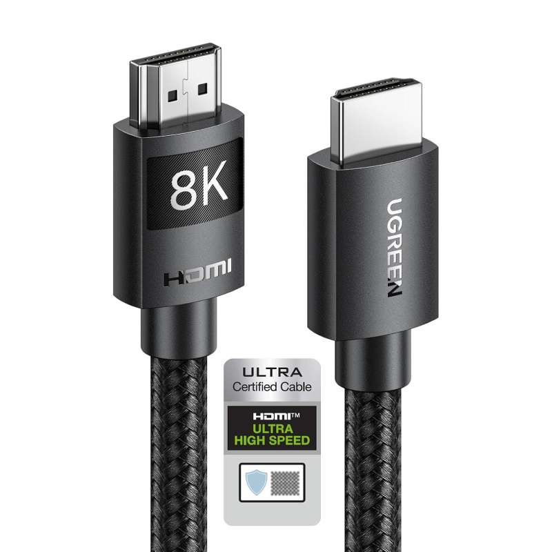 يوجريين كابل HDMI بطول 5 متر، بدقة 8K، إصدار HDMI 2.1، فائق السرعة Ultra HD High-Speed