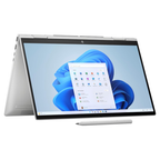 لابتوب HP بمعالج Intel Core i7-1355U، 16GB RAM، SSD، شاشة 15.6 بوصة FHD، ويندوز 11، موديل 15-fe0010ne فضي