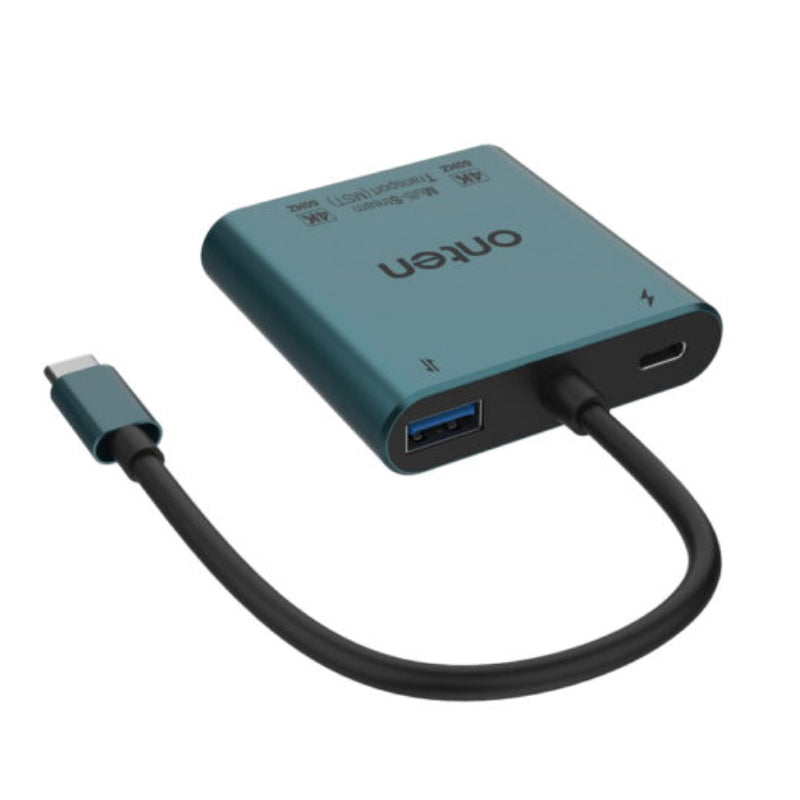 اونتن محول OTN-9175K متعدد التدفقات (MST) 4 في 1 من USB-C إلى HDMI مزدوج مع
