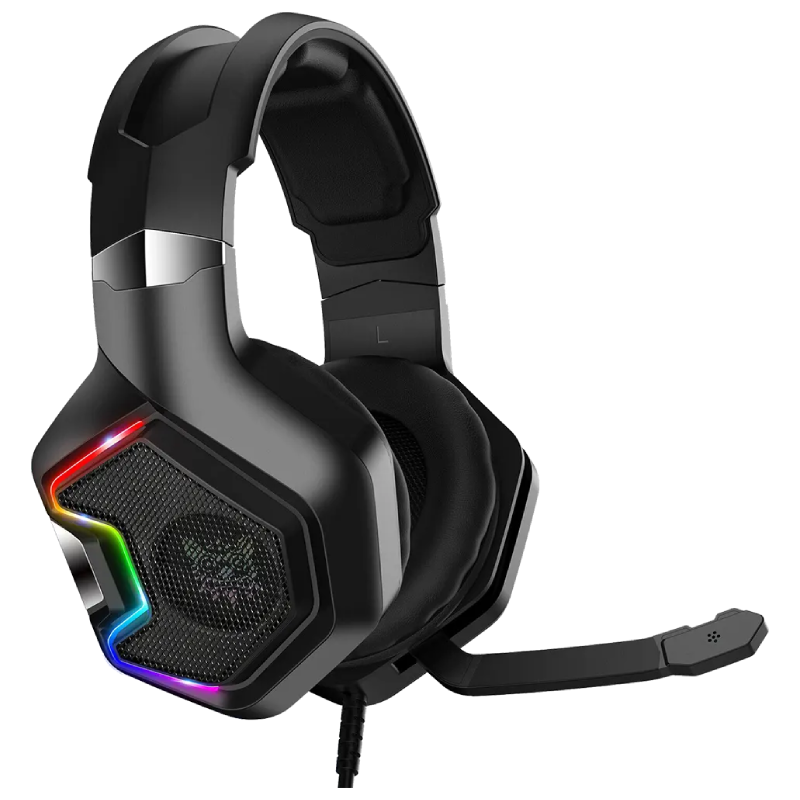 اونيكوما K10 PRO سماعة رأس للألعاب، ميكروفون، إضاءة RGB