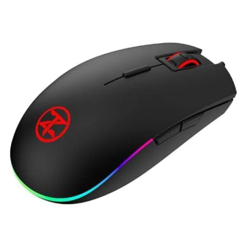 تكنو زوون V-64-FPS ماوس الألعاب السلكيه ار جي بي