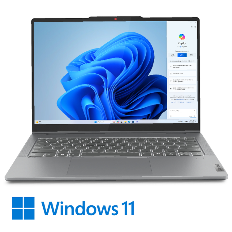 لابتوب لينوفو IdeaPad 5 2-in-1 بمعالج Intel Core 5 120U، 8GB RAM، SSD، كارت Intel Graphics، شاشة 14 بوصة WUXGA، ويندوز 11، موديل 83DT0090ED رمادي لونا مع قلم رقمي
