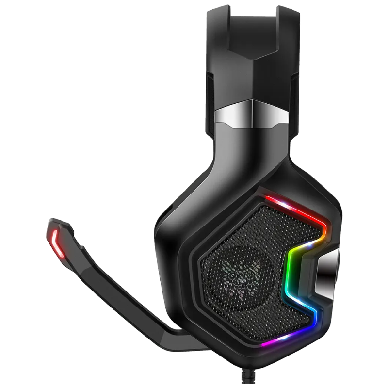 اونيكوما K10 PRO سماعة رأس للألعاب، ميكروفون، إضاءة RGB