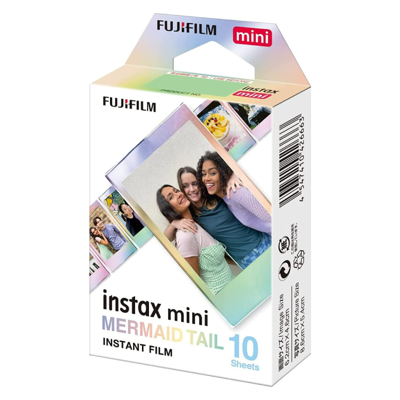 فيلم فوجي فيلم Instax Mini Mermaid Tail {10 ورقات}