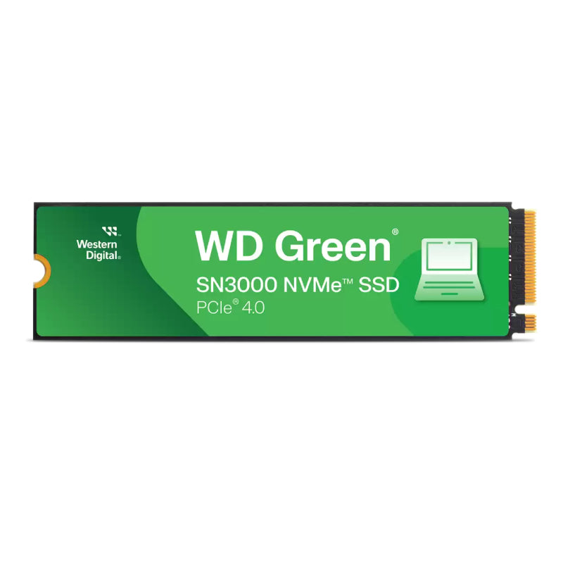 هارد تخزين داخلي SSD من ويسترن ديجيتال WD SN3000 NVMe سعة 500 جيجابايت WDS500G4G0E
