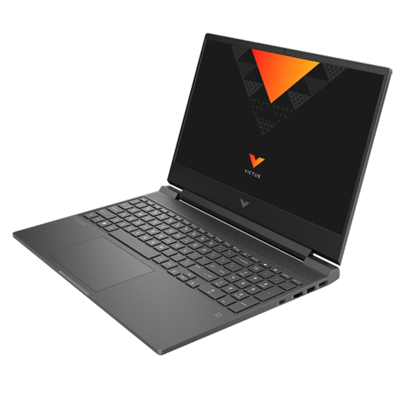 لابتوب HP Victus للألعاب بمعالج AMD Ryzen 7 5800H، 16GB RAM، SSD، كارت RTX 3050 Ti، شاشة 15.6 بوصة FHD، ويندوز 11، موديل 15-fb0033ne فضي ميكا