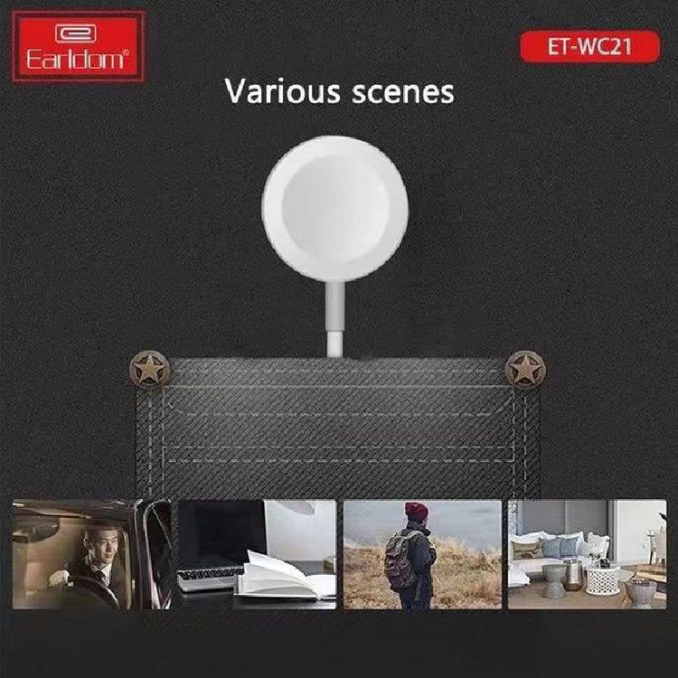 Earldom شاحن ساعة لاسلكي WC21 ابيض