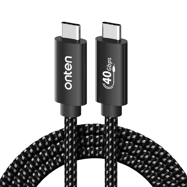 اونتن كابل شحن بيانات USB4 و Thunderbolt 4 عالي السرعة ١٠٠ واط ٥ أمبير ٢٠ فولت ٤٠ جيجابايت، OTN-CC202