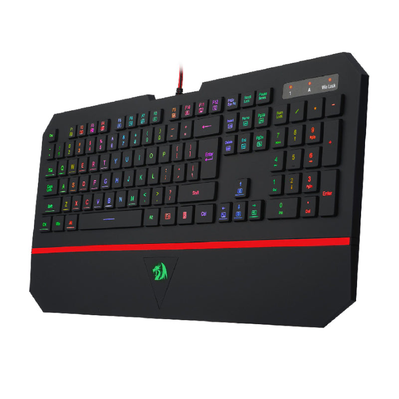 ريدراجون K502 RGB لوحة مفاتيح للألعاب بإضاءة خلفية LED