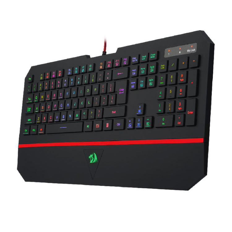 ريدراجون K502 RGB لوحة مفاتيح للألعاب بإضاءة خلفية LED