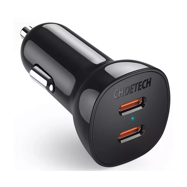 شوتك TC0008 شاحن سيارة سريع ثنائي USB-C PD 36 واط